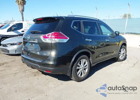 2015 Nissan Rogue Sv z USA, uszkodzony, nr VIN KNMAT2MT4FP506491